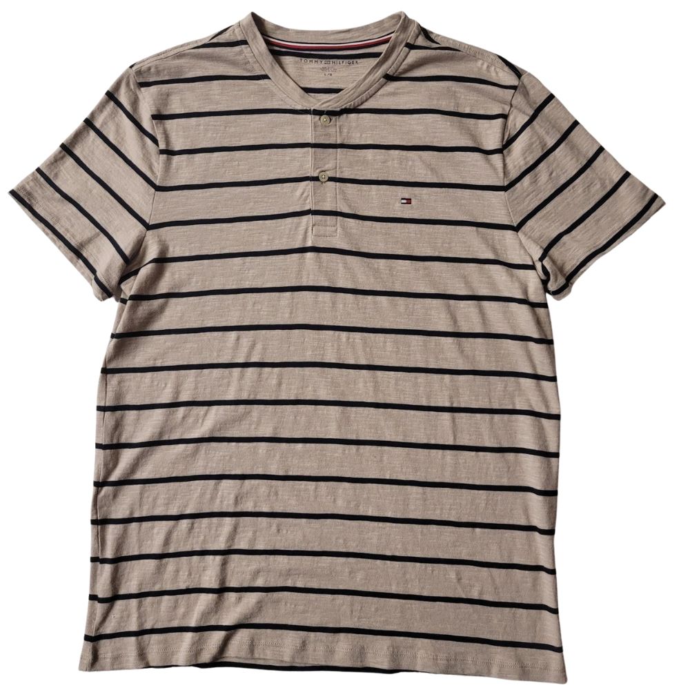 Tommy Hilfiger – Chandail Henley à manches courtes