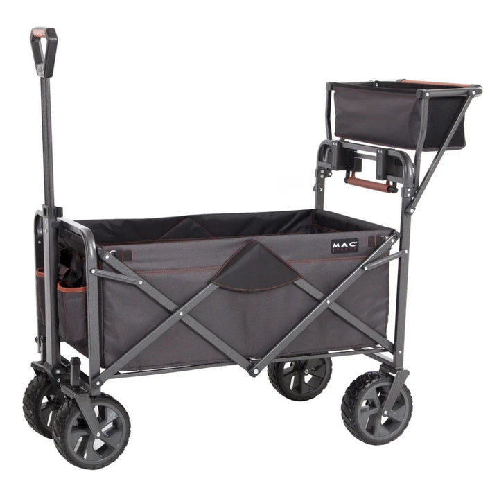 Mac Sports - Deluxe Folding Wagon with Brakes