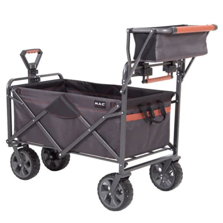 Mac Sports - Deluxe Folding Wagon with Brakes