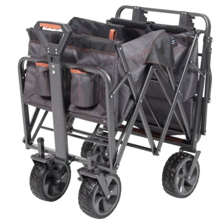 Mac Sports - Deluxe Folding Wagon with Brakes