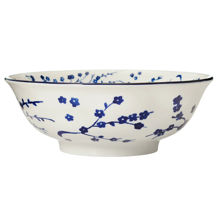 Maison Neuve 8-Piece Porcelain Bowl Set with Chopsticks