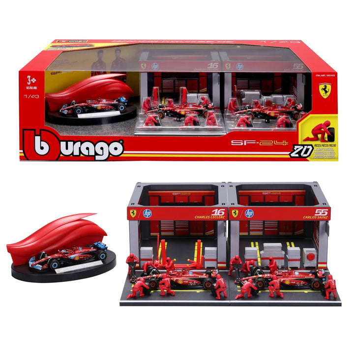Burgo - Assortiments d'écuries de voiture de course Formule 1