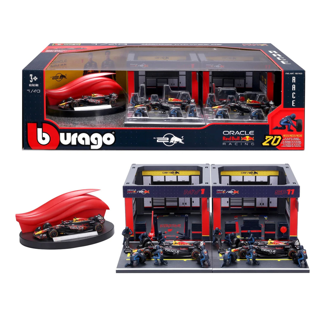 Burgo - Assortiments d'écuries de voiture de course Formule 1