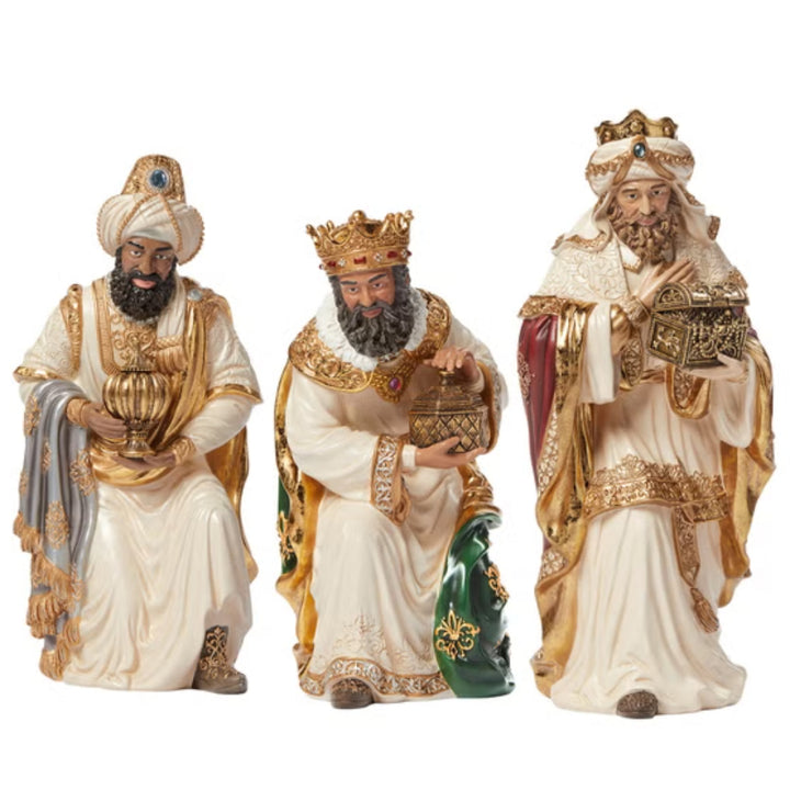 Kirkland Signature - Ensemble de 14 figurines de la crèche peintes à la main