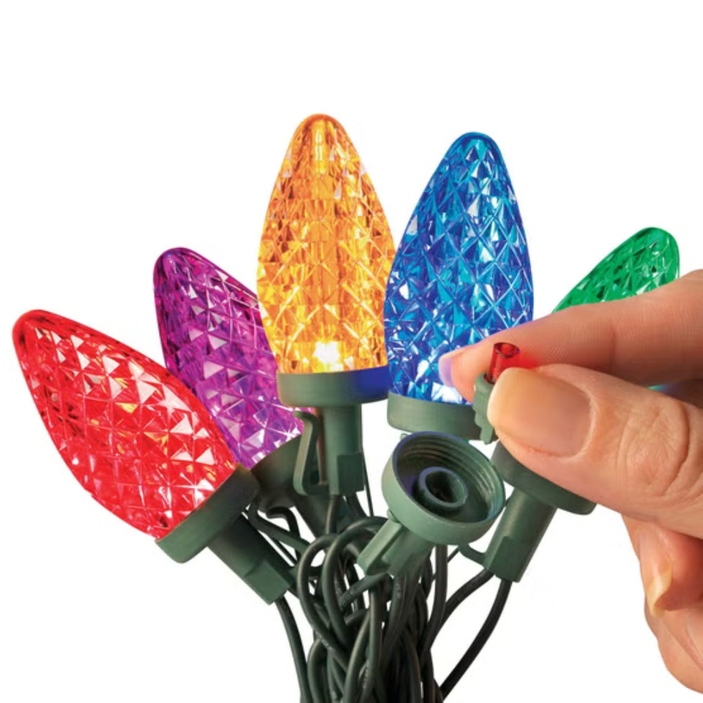 Sylvania- Ensemble de 2 guirlande de 50 lumières de Noël DEL C9