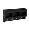 Bush Furniture Woodland - Wall-Mounted Coat Rack with Shelf