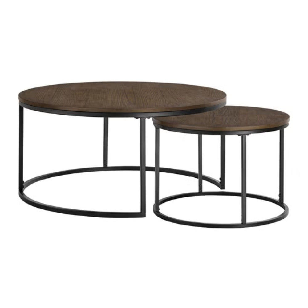 Bayside Furnishings - Ensemble de 2 tables gigognes