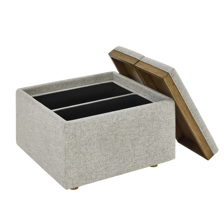 Thomasville - Pouf de rangement en tissu