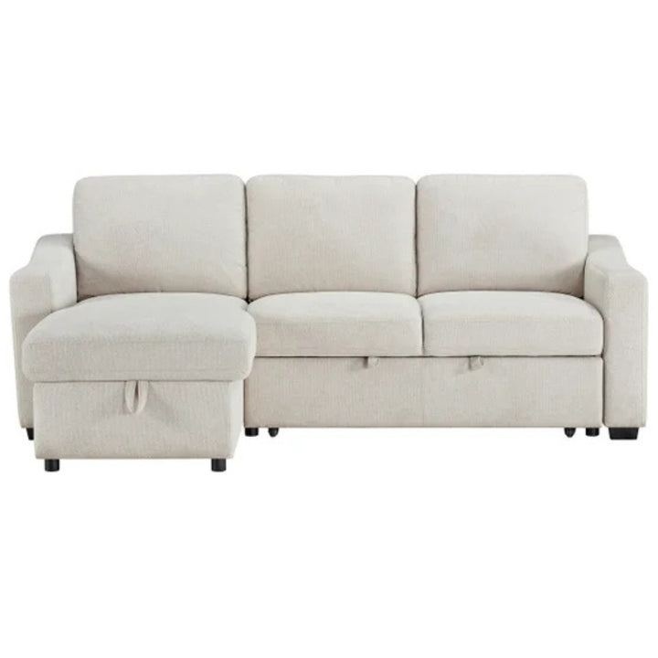 Ramona - Reversible sectional with pull-out bed and storage
