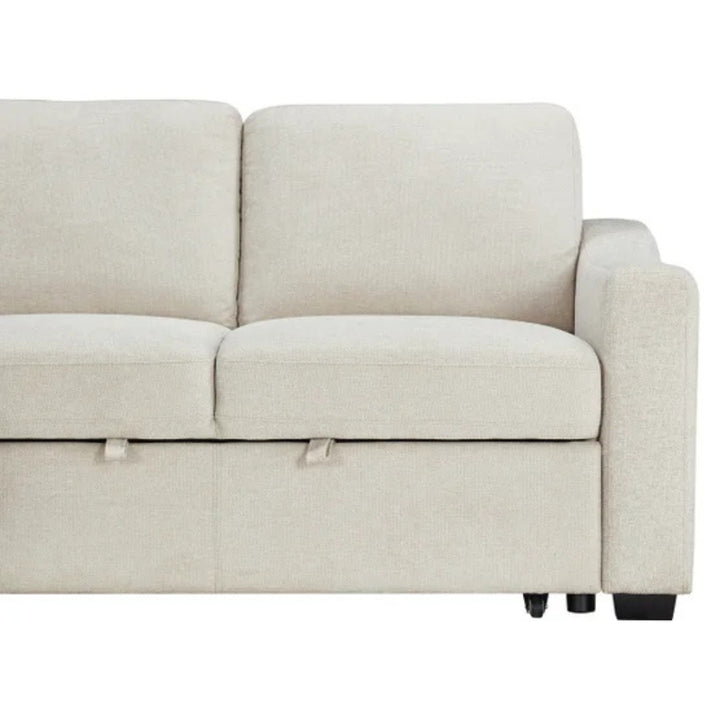 Ramona - Reversible sectional with pull-out bed and storage