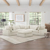 Aiden & Ivy - Sereen Fabric Sectional Sofa, 6 Pieces