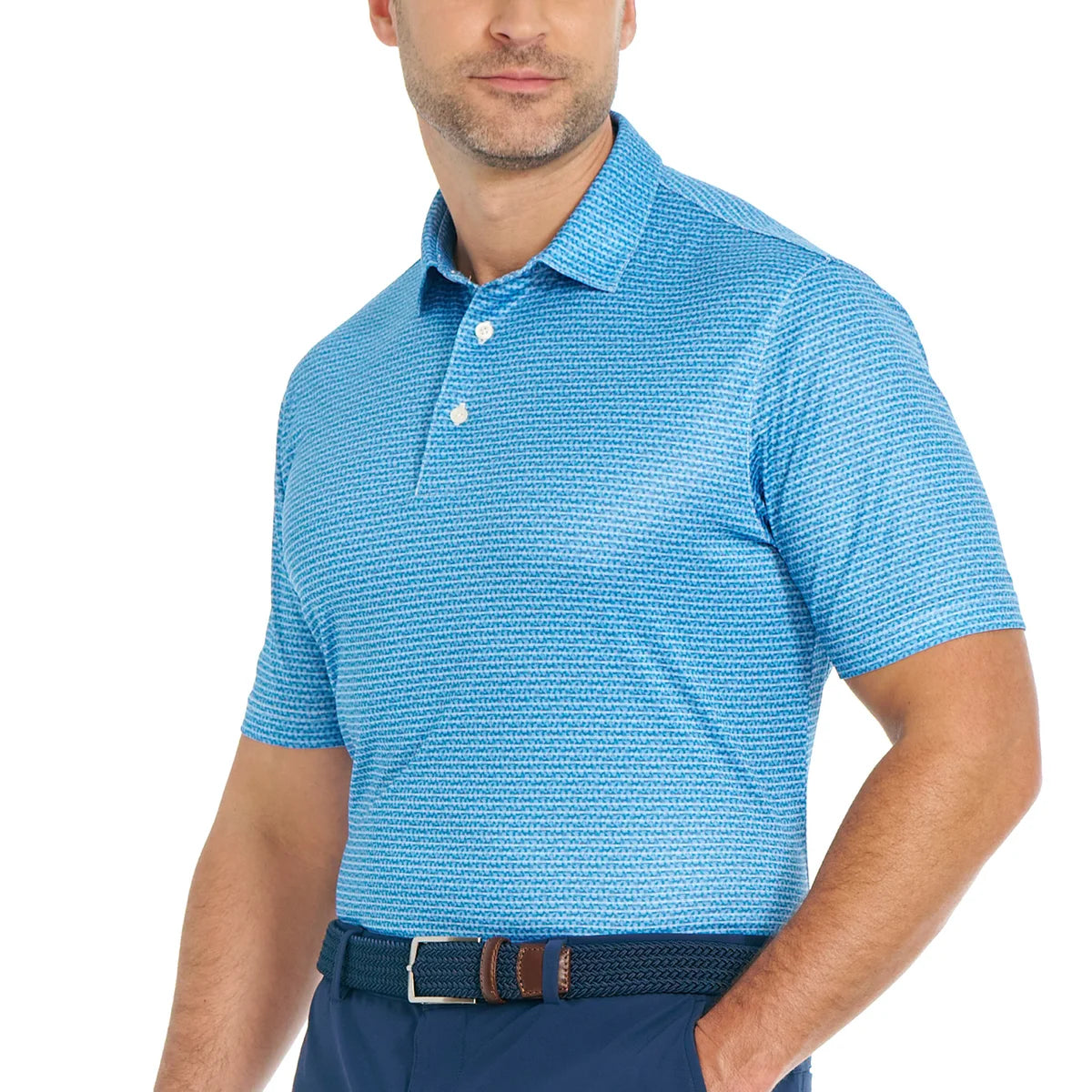 Chemise Greg Norman Femme – Verte, Manches Courtes, Taille L – Dri-fit Golf
