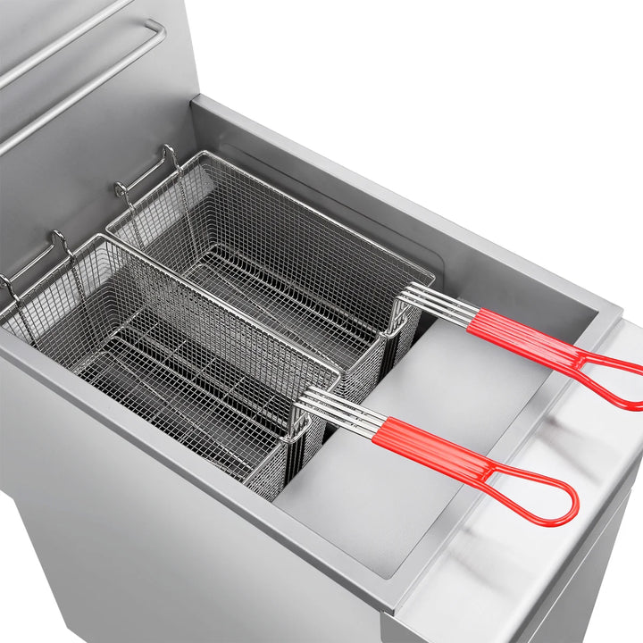 Forno - Friteuse commerciale au gaz naturel de 15,5 po