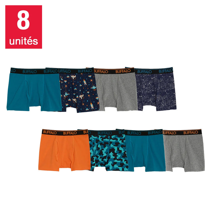 Buffalo - Caleçon boxeur, paquet de 8