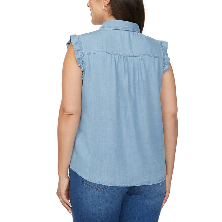 Loft - Blouse sans manches à volants