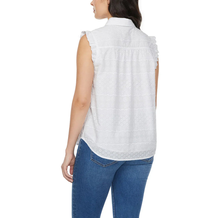 Loft - Blouse sans manches à volants