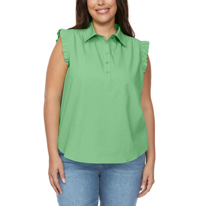 Loft - Blouse sans manches à volants