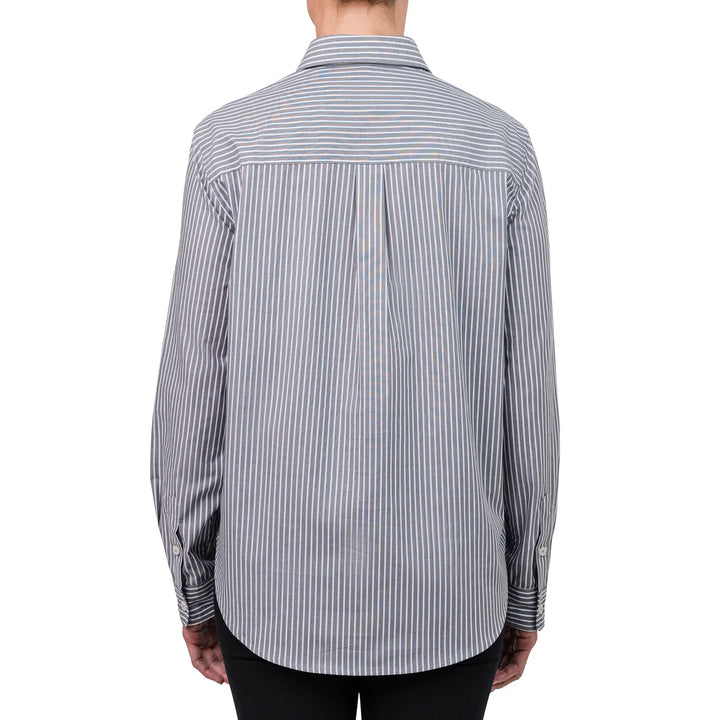 United Colors of Benetton - Chemise tissée à rayures en coton Supima