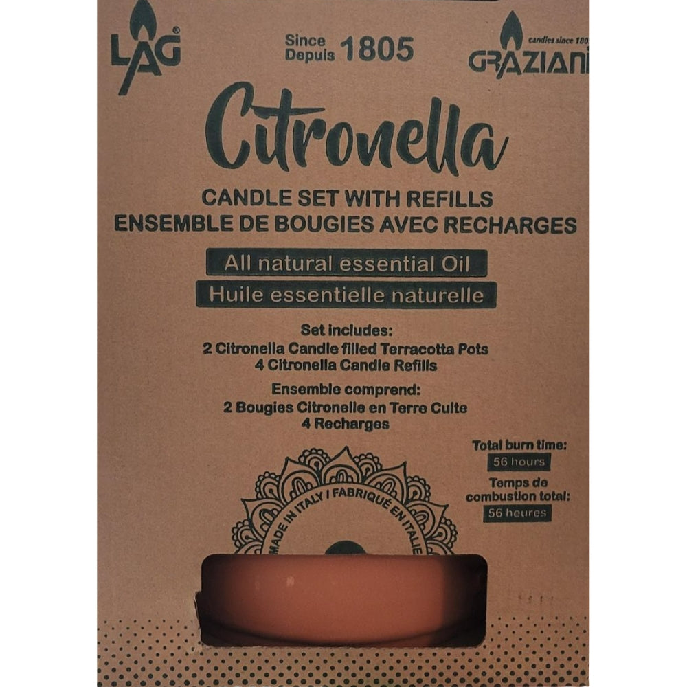 Graziani - Ensemble de bougie avec recharge