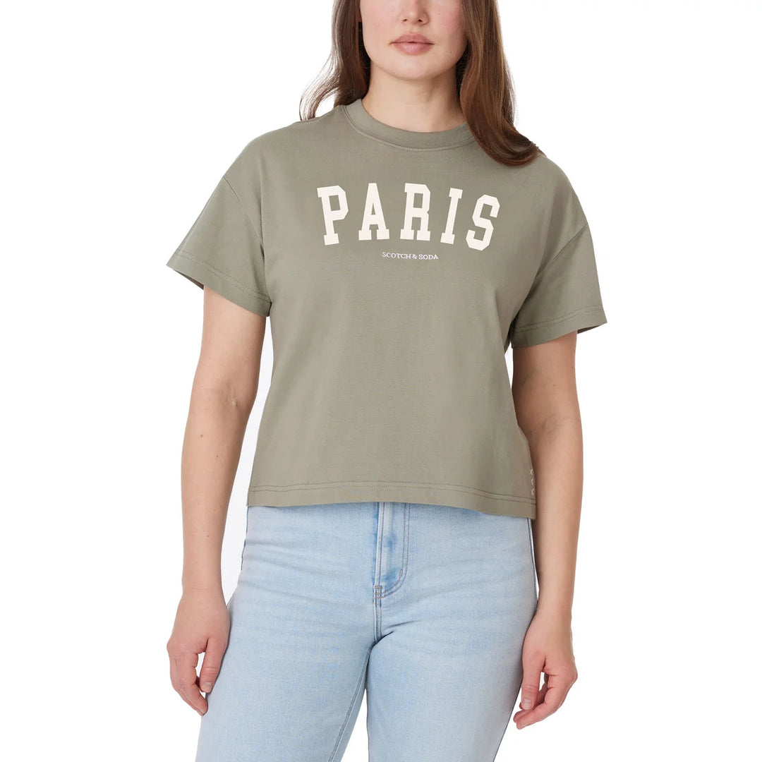 Scotch & Soda - Chandail carré avec motif urbain