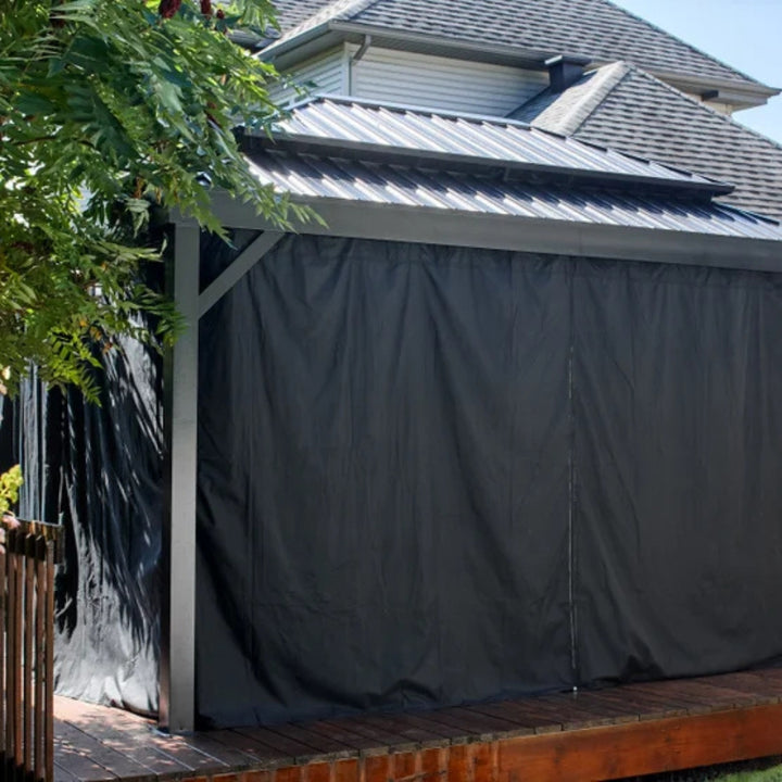 Sojag - Alma Gazebo 10 ft x 14 ft with mosquito netting and curtains