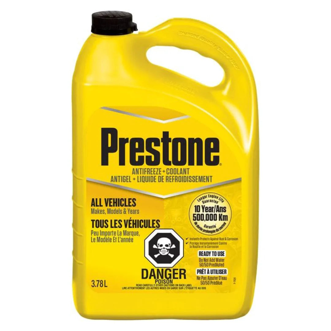Prestone - Liquide de refroidissement/antigel prémélangé, paquet de 2