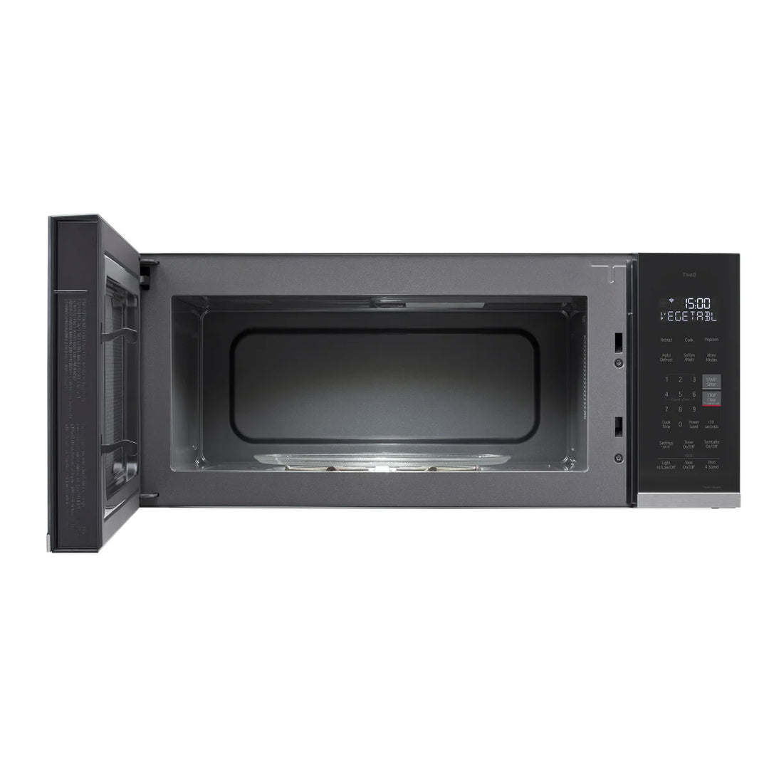 LG - Slim Microwave Oven 1.3 cu ft, 400 CFM