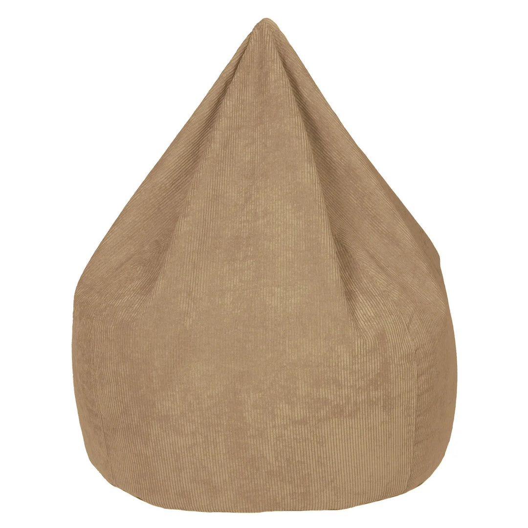 Norka Living - Pouf en velours côtelé Loa