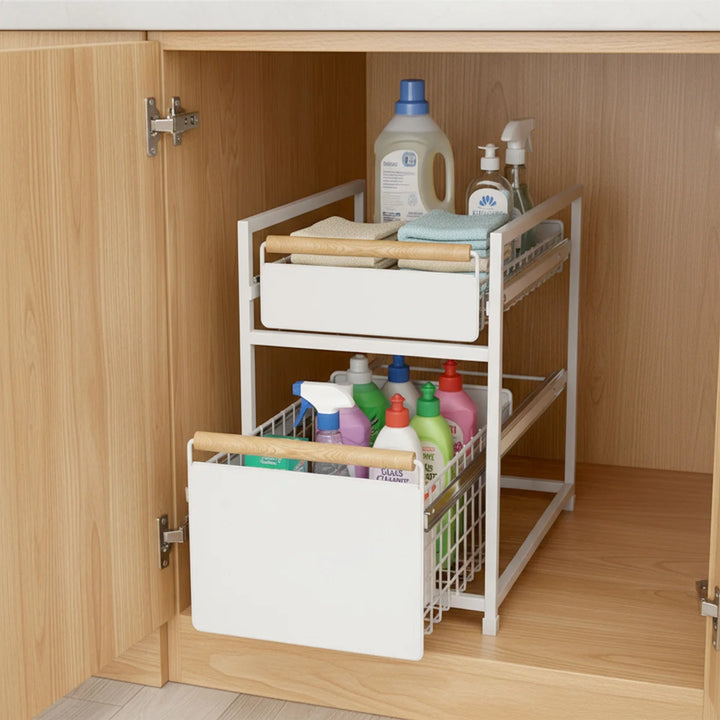 Mesa - Organiseur à deux niveaux avec tiroirs