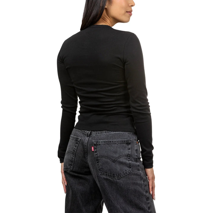 Calvin Klein - Chandail henley en maille à manches longues