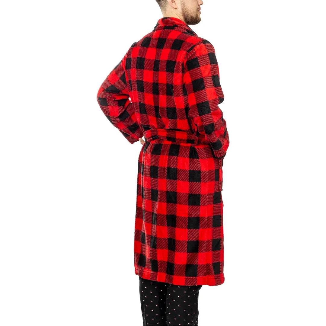 Tommy Hilfiger - Robe de chambre en coton ouaté pelucheux