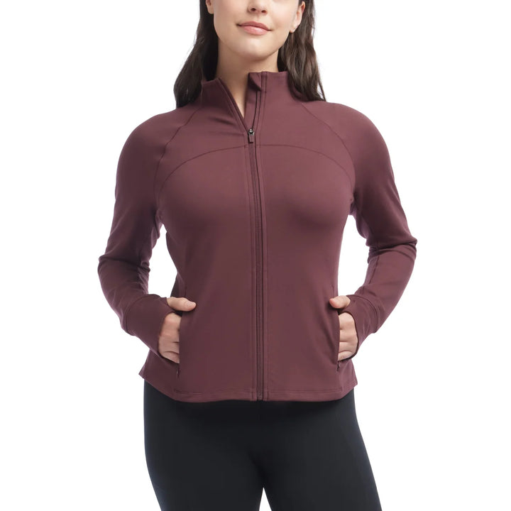 Danskin - Veste de yoga à fermeture à glissière