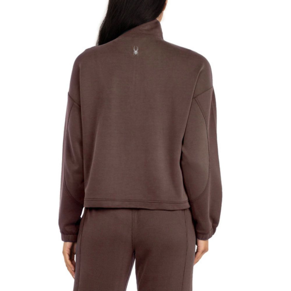 Spyder - Chandail côtelé à fermeture éclair un quart