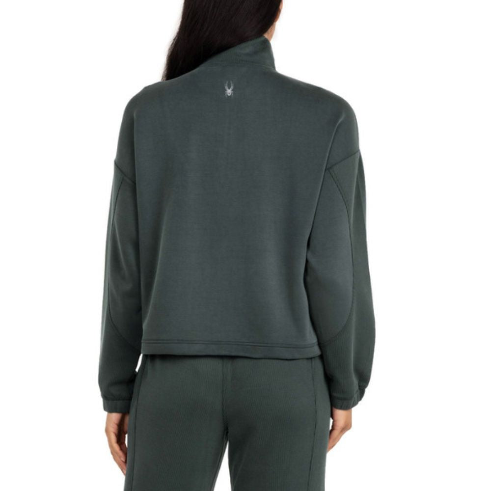 Spyder - Chandail côtelé à fermeture éclair un quart