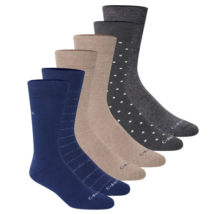 Calvin Klein - Chaussettes habillées, 6 paires