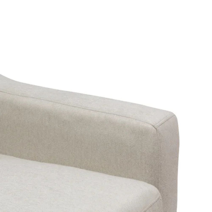 Minhas - 3-seater fabric sofa
