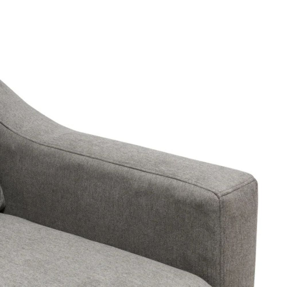 Minhas - 3-seater fabric sofa