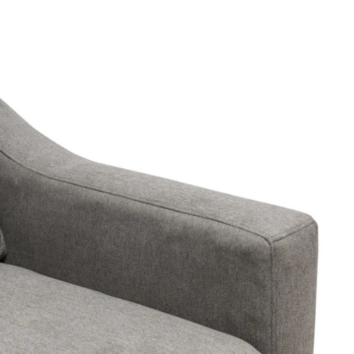 Minhas - 3-seater fabric sofa