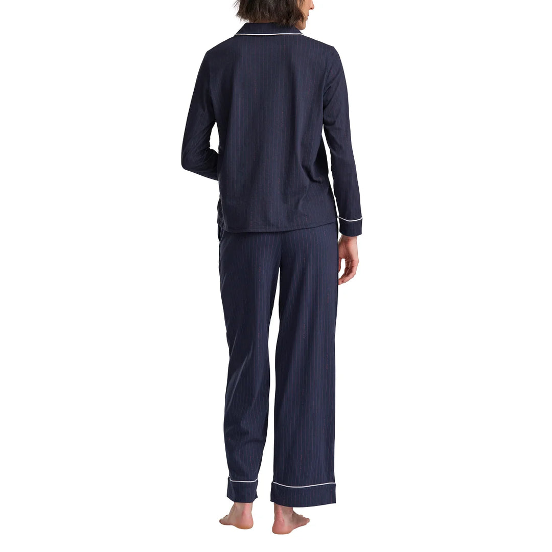 Tommy Hilfiger - Ensemble pyjama à col cranté, 2 pièces