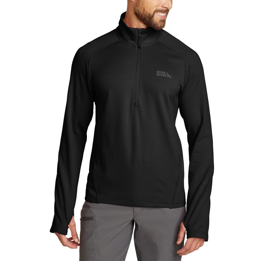 Eddie Bauer - Chandail à manche longue à demi-fermeture à glissière