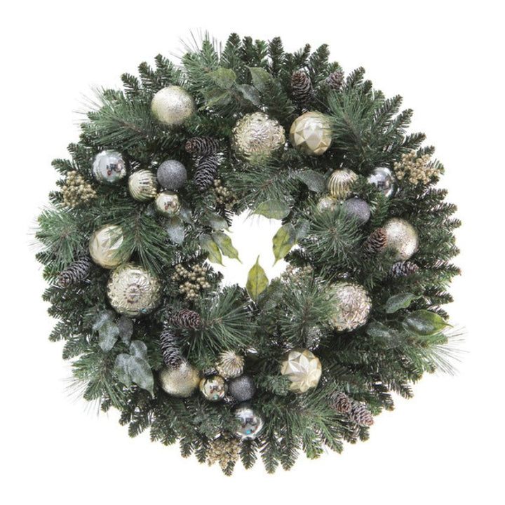 30 in unlit Christmas wreath