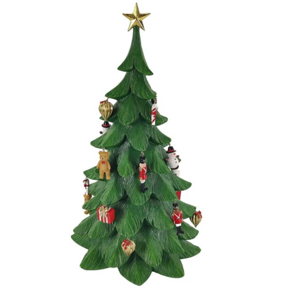 Sapin de Noël avec ornements suspendus 50.6 cm (19.9 po)