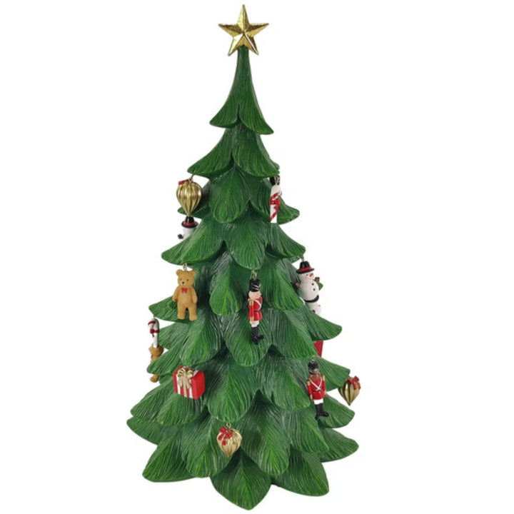 Sapin de Noël avec ornements suspendus 50.6 cm (19.9 po)