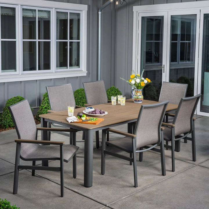 Sunvilla - Sara Patio Dining Set, 7 Pieces