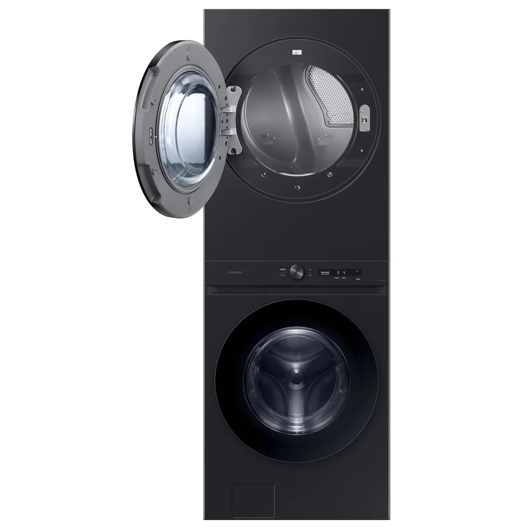Samsung - Washer and Dryer Set with 5.3 cu. ft. Washer and 7.6 cu. ft. Dryer BESPOKE