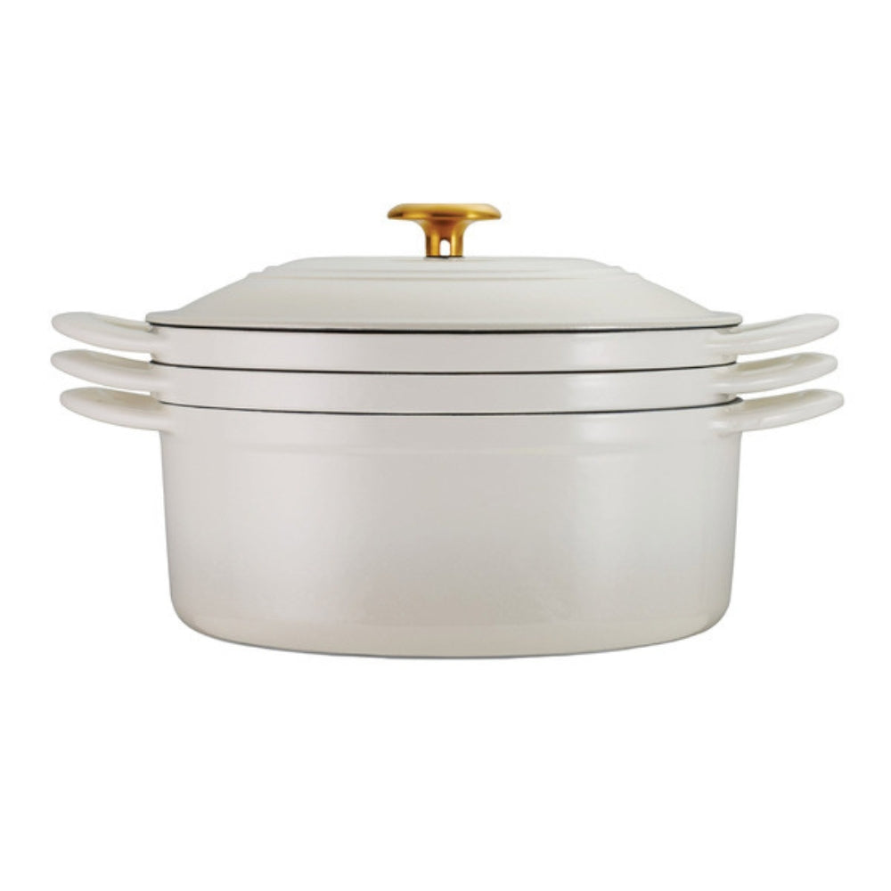 Tramontina 4-Piece Stackable Enamel Cast Iron Cookware Set