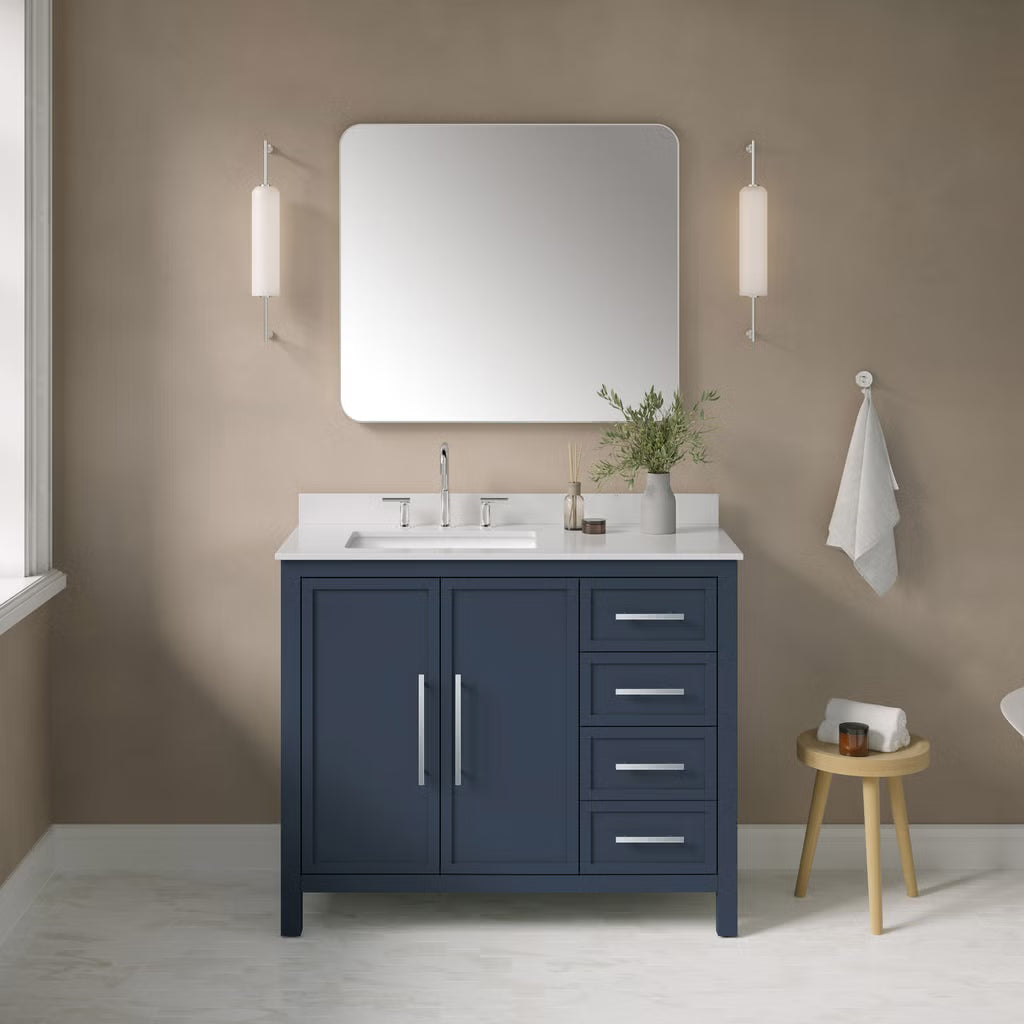OVE Decors - Meuble-lavabo Eliot 42 po avec comptoir en quartz