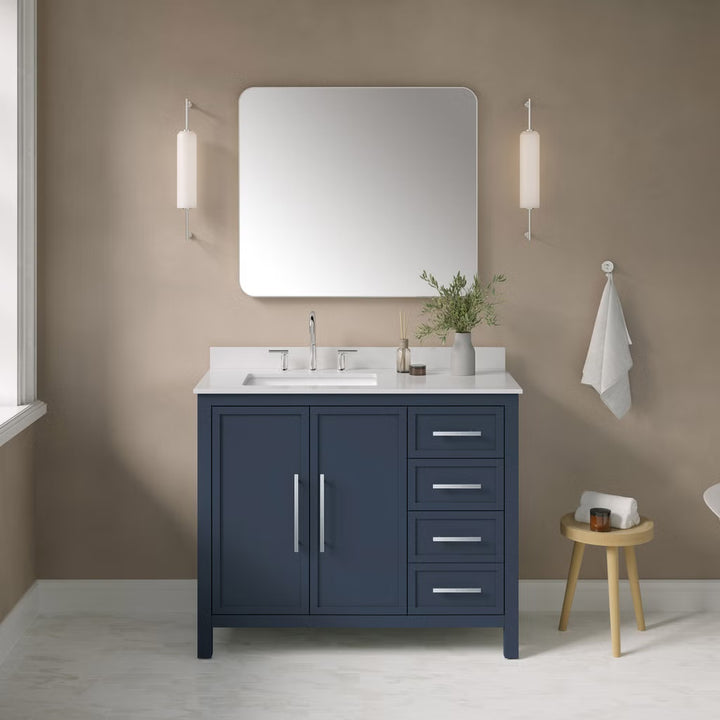 OVE Decors - Meuble-lavabo Eliot 42 po avec comptoir en quartz
