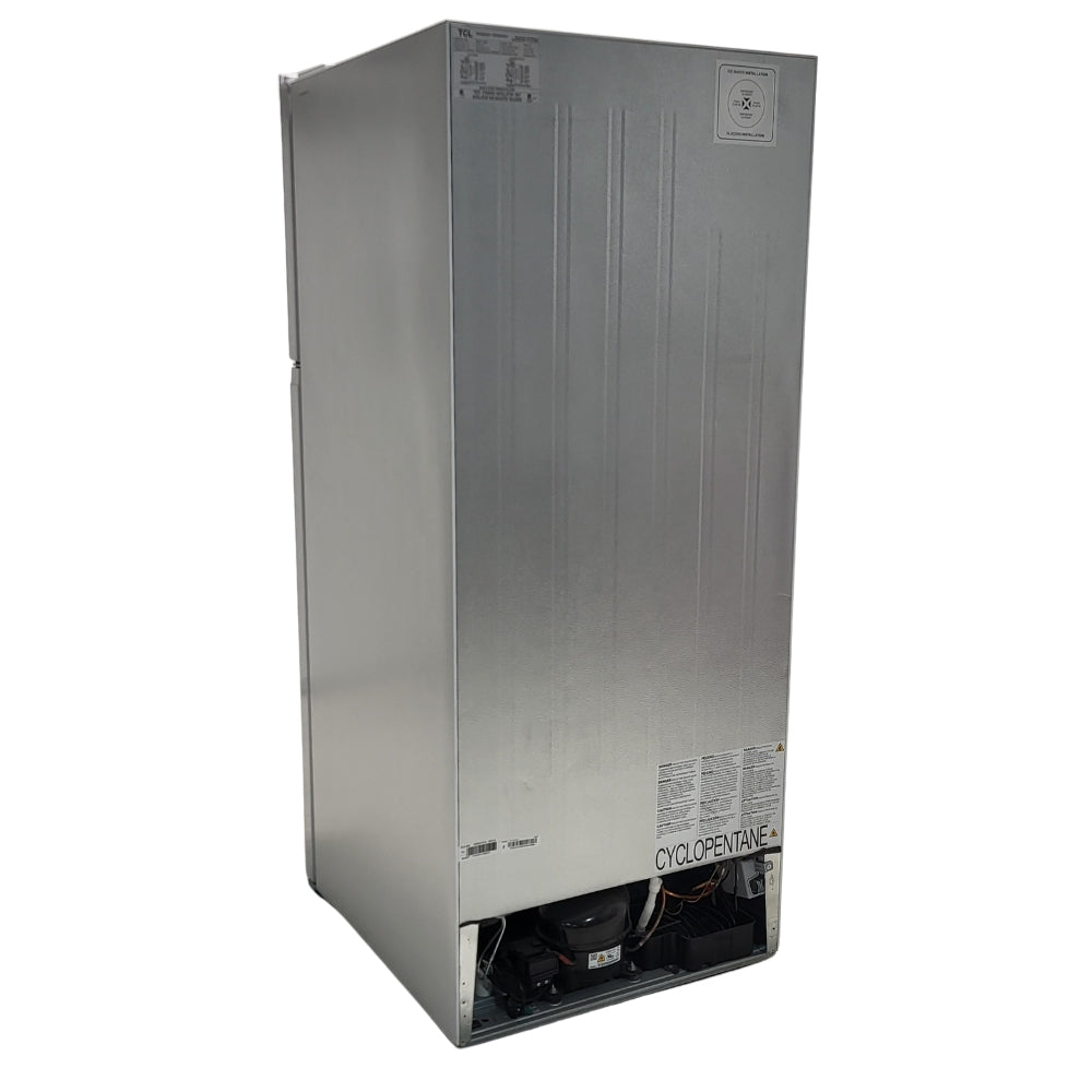 TCL - Réfrigérateur à congélateur supérieur et porte réversible, 28 po, 18 pi³