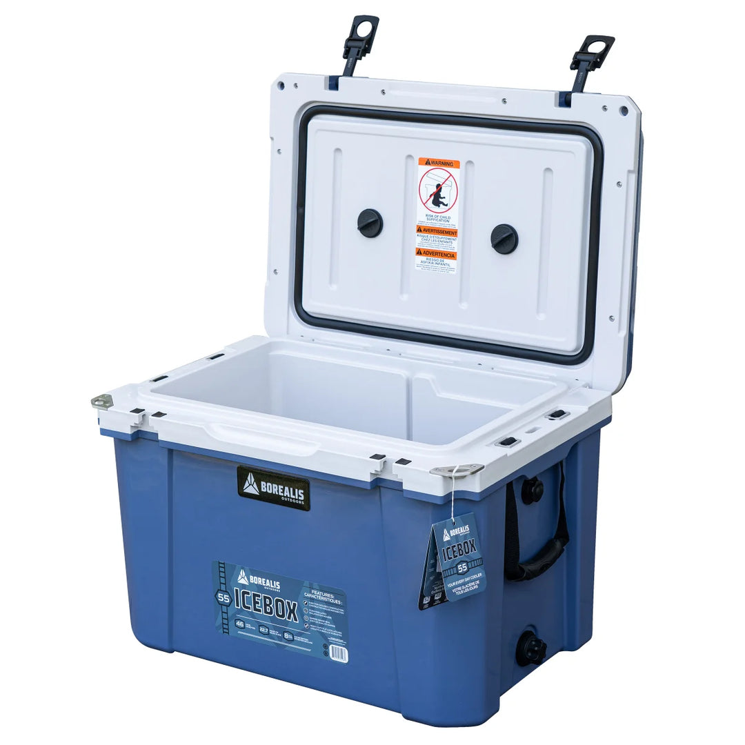 Borealis Outdoors - Glacière rigide Ice Box, 50 L (55 pintes)